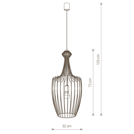 Подвесной светильник Nowodvorski Luksor 8847 