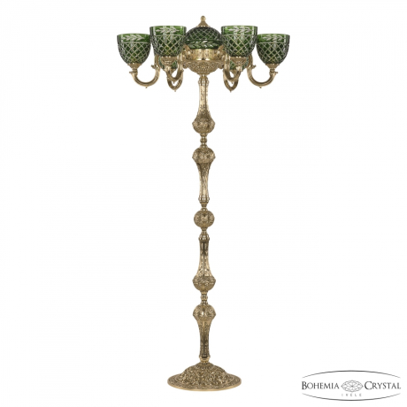 Торшер Bohemia Ivele Crystal 72003TP/6/175 G P1 U Clear-Green/H-1J 