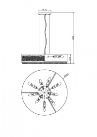 Fabian 1552.9 Nickel Подвесная люстра Lucia Tucci