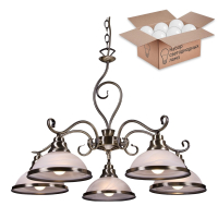 Люстра с лампочками Velante 357-503-05+Lamps