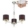 Подвесная люстра с лампочками Velante 291-123-03+Lamps E27 P45 