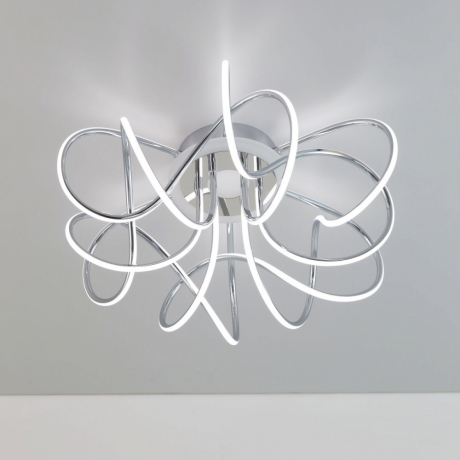 Светодиодная потолочная люстра с голосовым управлением Citilux Джемини Смарт CL229A161E RGB 