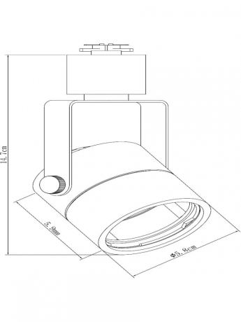 Однофазный светильник для трека Lente Track Arte Lamp A1310PL-1WH 