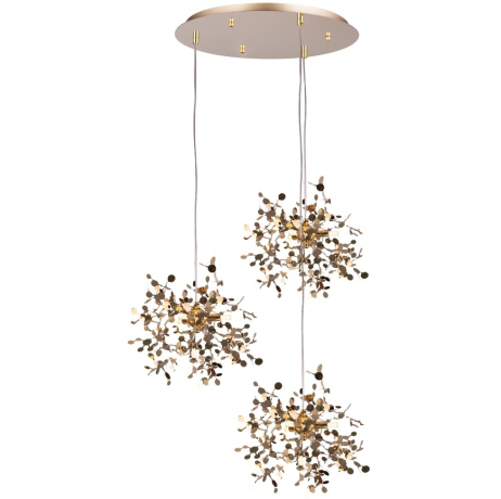 Люстра подвесная с Led лампочками в комплекте Lightstar L3PR721132+Lamps 