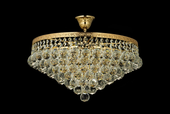 Потолочная люстра с лампочками Arti Lampadari Castellana E 1.3.46.501 G+Lamps 