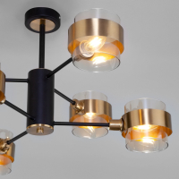 Люстра на штанге Eurosvet Arcada 70127/6 черный (a055603)