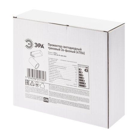 Трековый светодиодный светильник ЭРА STR-30-99-40K-W30 Б0049785 