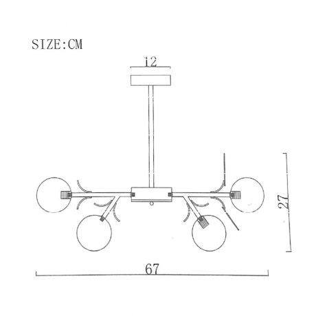Подвесная люстра Imperiumloft MATISSE MATISSE-SELF01 