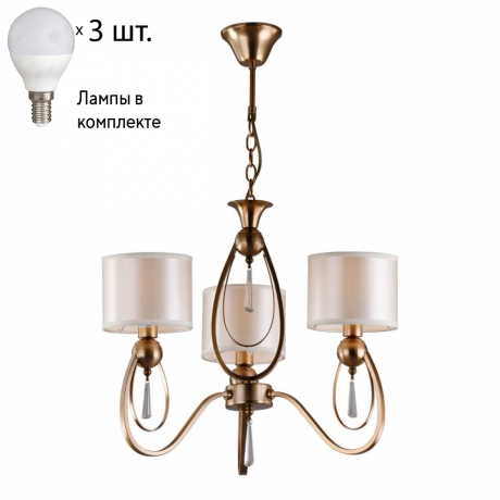 Люстра подвесная с лампочками Omnilux OML-63813-03+Lamps 