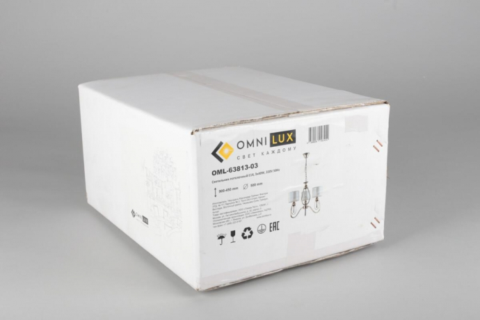 Люстра подвесная с лампочками Omnilux OML-63813-03+Lamps 