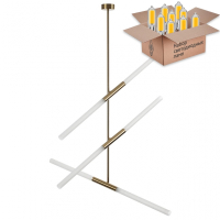Люстра на штанге с лампочками Odeon Light Soho 4306/6+Lamps G9
