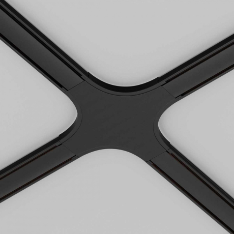 Соединитель X-образный для треков накладных Maytoni Technical Accessories for tracks Radity TRA084CX-11B 