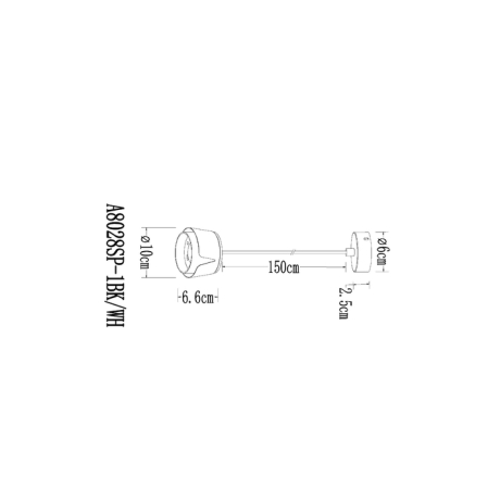 Подвесной светильник Arte Lamp Amaks A8028SP-1WH