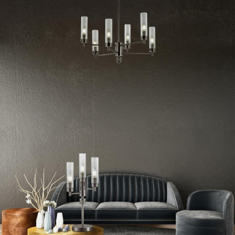 Нарушена упаковка!  <369403> Люстра на штанге Lumion Kamilla 5275/6C 