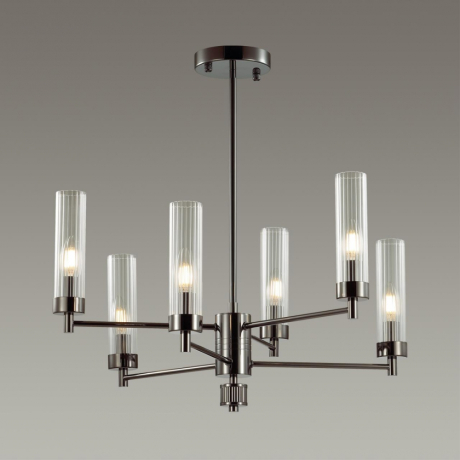 Нарушена упаковка!  <369403> Люстра на штанге Lumion Kamilla 5275/6C 