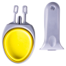 Нарушена упаковка!  <262669> SuperDesign миска-прищепка резиновая  250 мл, желтая PT1022