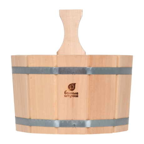 Нарушена упаковка!  <296351> Ушат ''шайка''  5 л, липа, ''Банные штучки'' 3357