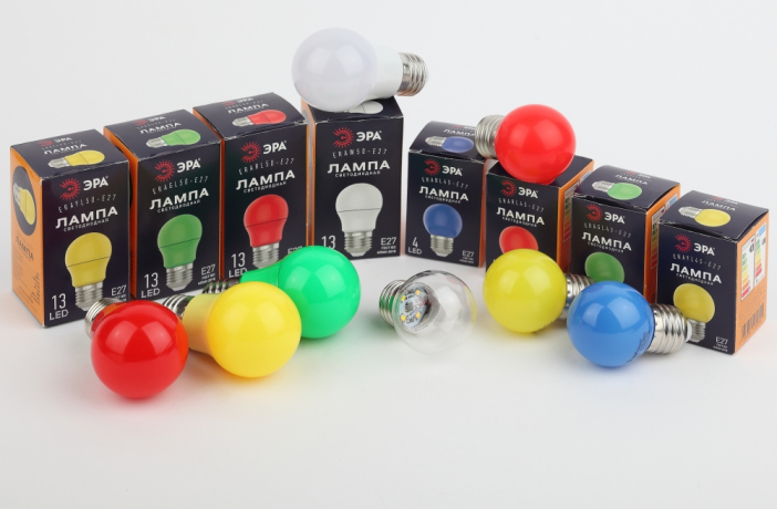 Лампа светодиодная ЭРА E27 3W 3000K зеленая ERAGL50-E27 Б0049579 