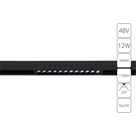 Накладной светильник Arte Lamp Linea A4674PL-1BK 