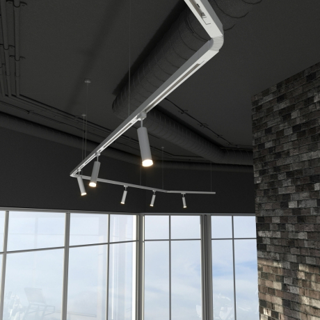 Однофазный LED светильник 10W 4200К для трека Oskar Elektrostandard Oskar Белый 10W 4200K (LTB28) однофазный (a040963) 