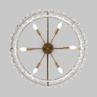 Подвесная люстра с хрусталем Eurosvet Sophie 60165/6 (a065754)