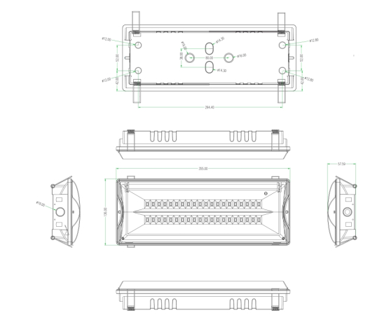 Аварийный светодиодный светильник Эра DPA-301-0-65 (Б0044405)