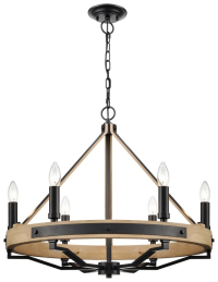 Люстра подвесная с лампочками Wertmark WE586.06.023+Lamps