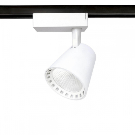 Однофазный LED светильник 15W 4200К для трека Ambrella light Track System GL5974 WH 