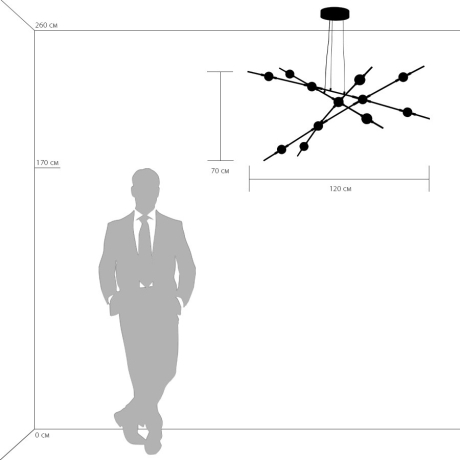 Подвесной светильник Bergamo Lightstar 745247 