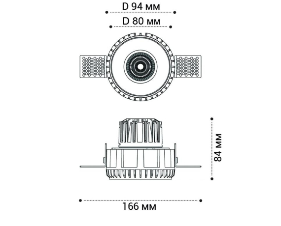 Встраиваемый светильник Italline IT08-8021 IT08-8021 white 4000K 