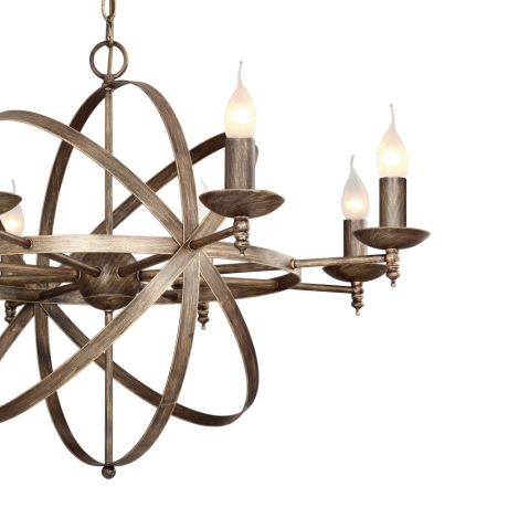 Люстра с лампочками, подвесная, комплект от Lustrof. №128960-617491 