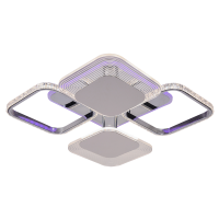 Потолочная диммируемая люстра с пультом ДУ Profit Light 5886/4A CHR 72W+6,5W RGB