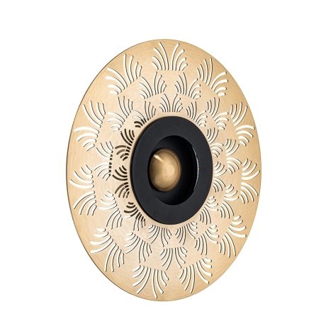 Нарушена упаковка!  <648973> Настенный светильник Arte Lamp Biscotto A2643AP-1GO