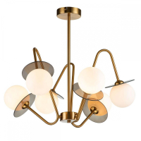 Люстра на штанге Indigo Jazz 11020/6R Brass