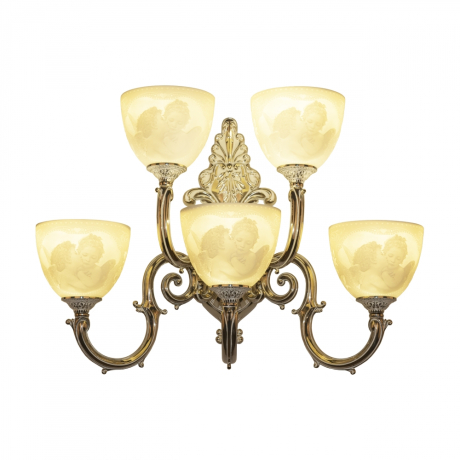 Бра Bohemia Ivele Crystal 7203B15/3+2/210 NW P1 U Angel 