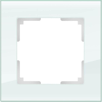 Нарушена упаковка!  <32769> Рамка на 1 пост (натуральное стекло) Werkel WL01-Frame-01 (a031475)