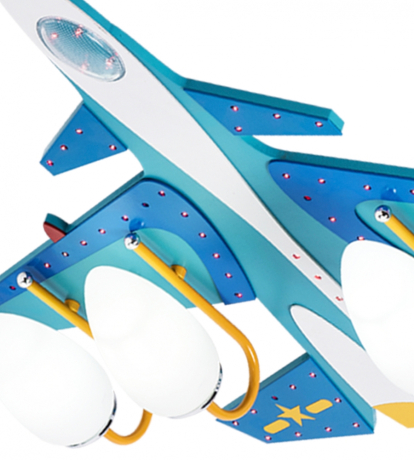 Потолочная люстра с ПДУ Kink Light Бомбардировщик 074504