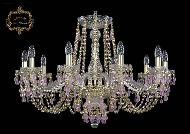 Подвесная люстра Bohemia Art Classic 11.24 11.24.10.300.Gd.V7010.R777 