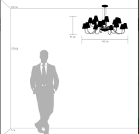 Подвесная люстра Lightstar с поддержкой Алисы, Cigno Collo Ch 758164