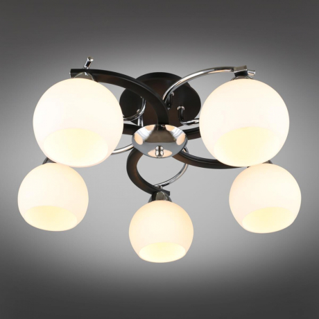 Люстра с поддержкой Алисы потолочная Omnilux OML-25407-05-A 