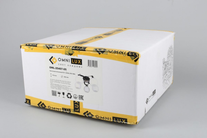 Люстра с поддержкой Алисы потолочная Omnilux OML-25407-05-A 