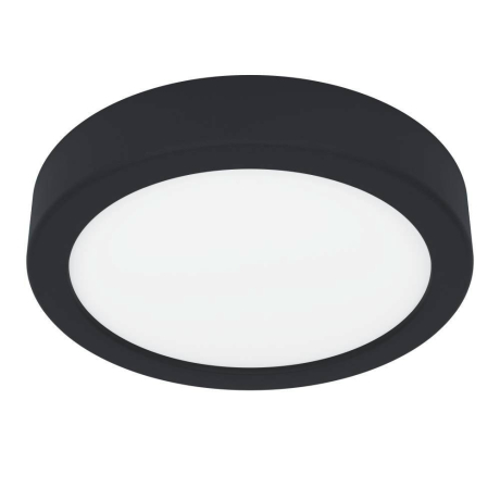 900637 Накладной светильник FUEVA 5, 11W (LED), 3000K, IP44, ?160, сталь, черный / пластик, белый 