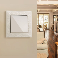 Перекрестный выключатель одноклавишный (слоновая кость) Werkel W1113003