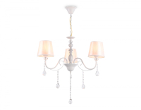 Подвесная люстра с абажуром и хрусталем Ambrella light TRADITIONAL TR4601