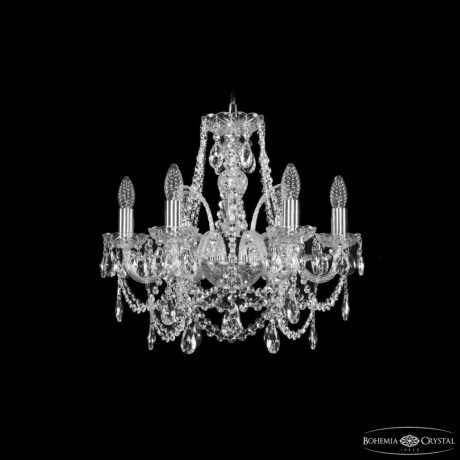 Подвесная люстра Bohemia Ivele Crystal 1411 1411/6/160 Ni 