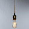 Подвесной светильник с лампочкой Arte lamp A7002SP-1PB+Lamps 