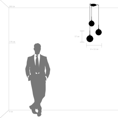 813131 Подвесная люстра Lightstar с поддержкой Маруся Globo 