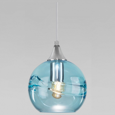 Подвесной светильник Eurosvet Lotus 50221/1 голубой 