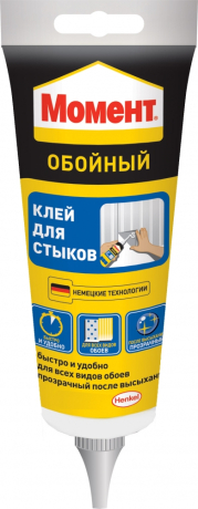 Нарушена упаковка! <165059> Клей для обоев Момент 3040161 Клей для стыков и подклейки обоев 120 гр. Б0026371