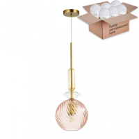 Подвесной светильник с лампочкой Odeon Light Bella 4862/1+Lamps E27 P45